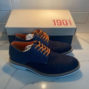 Nordstrom 1901 navy suede 9.5 worn once